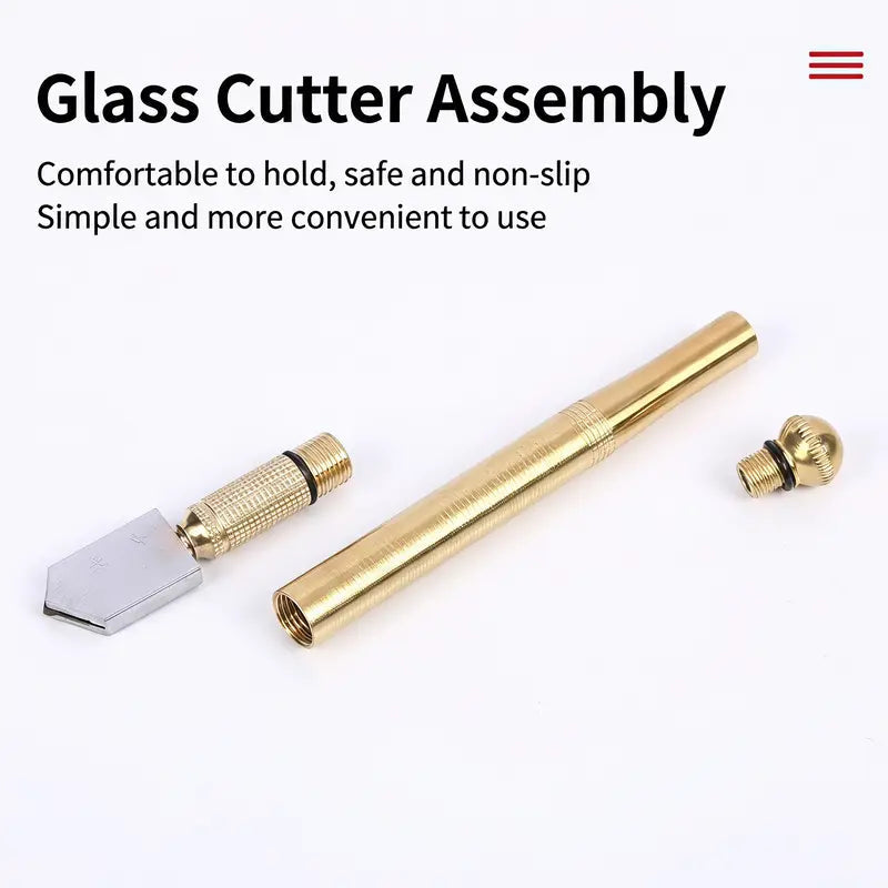 Cortador de vidrio Diamond Head: herramienta de precisión para un corte suave de vidrio de 3-15 mm