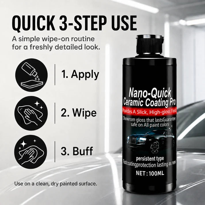 🔥Spray de revêtement nano-céramique automobile