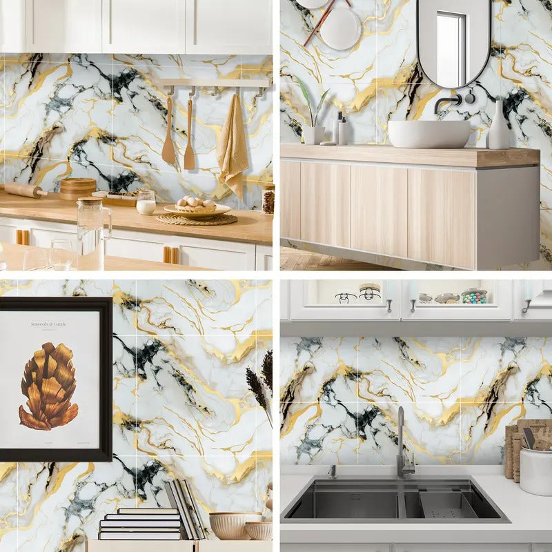 🥳2026 HOT SALE🥳💞50K+ SOLD!🚿🛡️ 50% OFF! Premium Floor Tile Sticker – 2.5mm thick, wear‑resistant. Anti‑slip texture, easy to clean. Covers old tiles or concrete. 👣💪