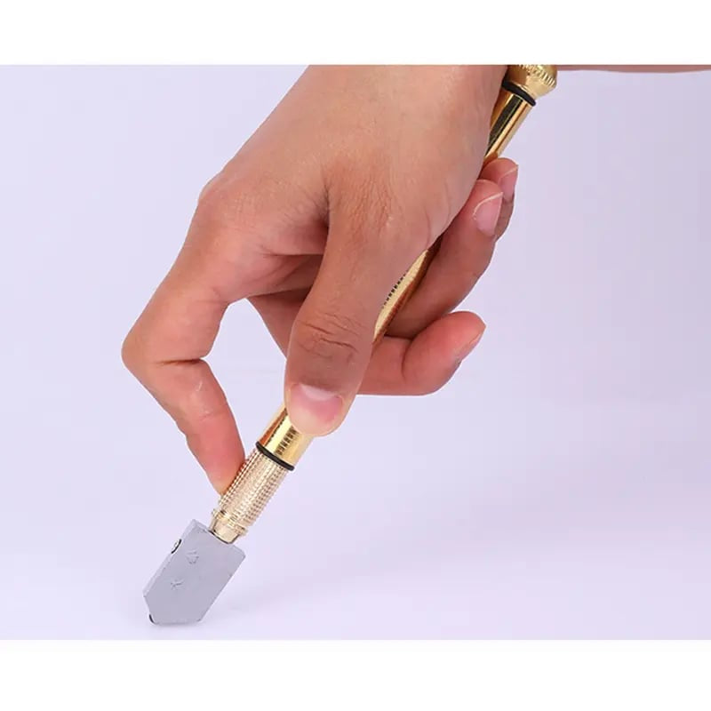 Cortador de vidrio Diamond Head: herramienta de precisión para un corte suave de vidrio de 3-15 mm