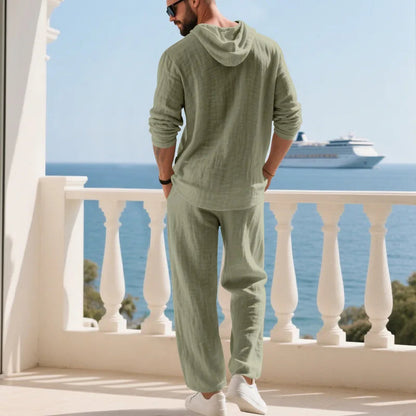 Coastal Hooded Linen Set