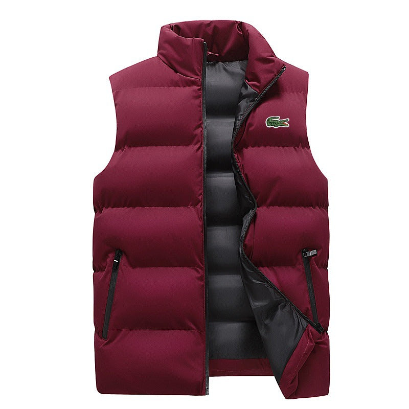Men's Quilted Stand Collar Vest