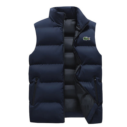 Men's Quilted Stand Collar Vest