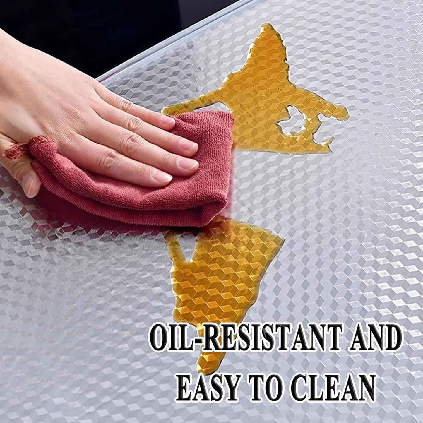 ✨Stainless Steel Kitchen Oil-Proof Adhesive Wallpaper Roll
