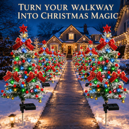 Last day 50%OFF🎄2026 Solar Christmas Trees Lights Outdoor Decoration Waterproof