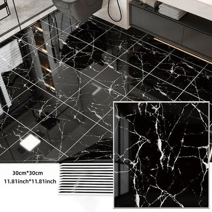 🥳2026 HOT SALE🥳💞50K+ SOLD!🚿🛡️ 50% OFF! Premium Floor Tile Sticker – 2.5mm thick, wear‑resistant. Anti‑slip texture, easy to clean. Covers old tiles or concrete. 👣💪