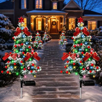 Last day 50%OFF🎄2026 Solar Christmas Trees Lights Outdoor Decoration Waterproof