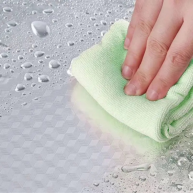 ✨Stainless Steel Kitchen Oil-Proof Adhesive Wallpaper Roll