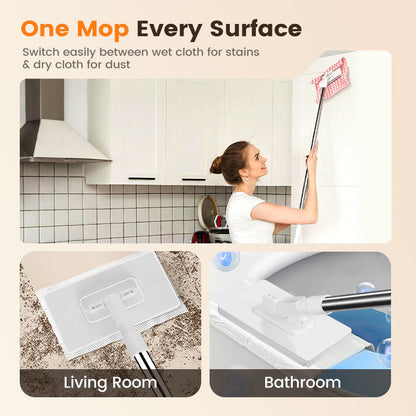💦Last Day Sales 70% OFF🧹Disposable Dust Mop with 4 Reusable Cloths