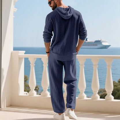 Coastal Hooded Linen Set