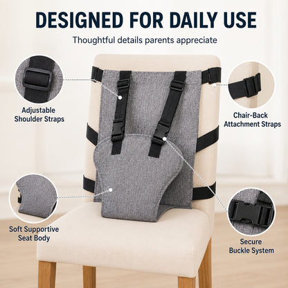 👶Baby Chair Harness Strap – 5-Point Safety & Travel-Ready Design