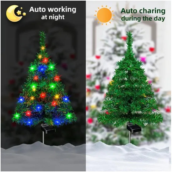 Last day 50%OFF🎄2026 Solar Christmas Trees Lights Outdoor Decoration Waterproof