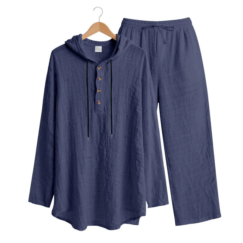 Coastal Hooded Linen Set
