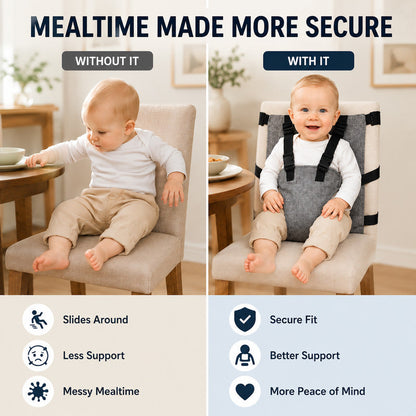 👶Baby Chair Harness Strap – 5-Point Safety & Travel-Ready Design