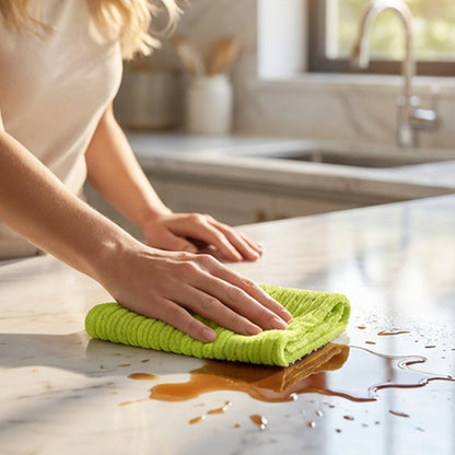 🔥LAST DAY 50% OFF🛒🔥20 PCS Tearable Antibacterial Cleaning Cloths, 10A-Grade Reusable Wet/Dry Lint-Free Rags