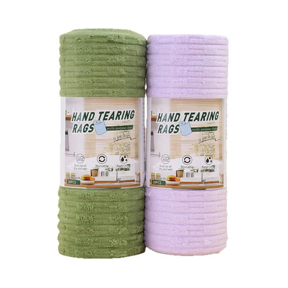 🔥LAST DAY 50% OFF🛒🔥20 PCS Tearable Antibacterial Cleaning Cloths, 10A-Grade Reusable Wet/Dry Lint-Free Rags