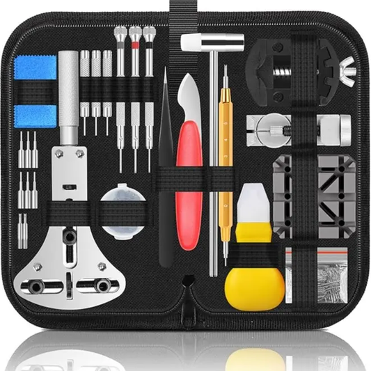 ⚡Watch Repair Tool Kit - Watch Battery Replacement & Strap Disassembly Tools, Case Opener, Spring Bar & Pin Remover