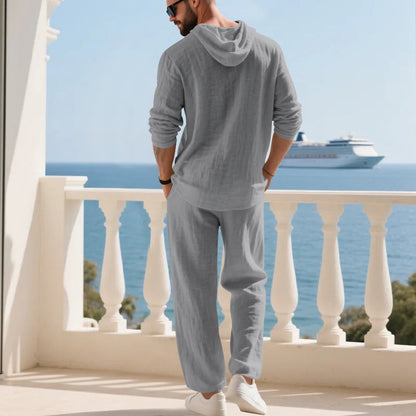 Coastal Hooded Linen Set