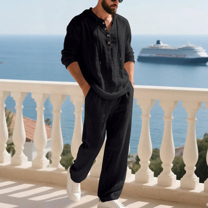 Coastal Hooded Linen Set