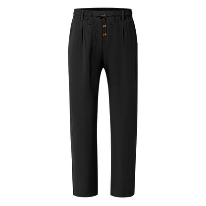 Men's Loose Fit Casual Relaxed Fit LightweightLinen Pants
