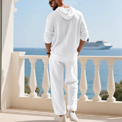 Coastal Hooded Linen Set