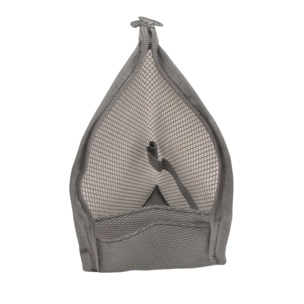 🎒 Neceser de malla con cremallera - 2x1 - Bolsa organizadora de cosméticos de viaje con múltiples bolsillos
