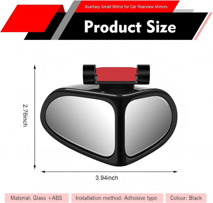360° Dual-Angle HD Mirror