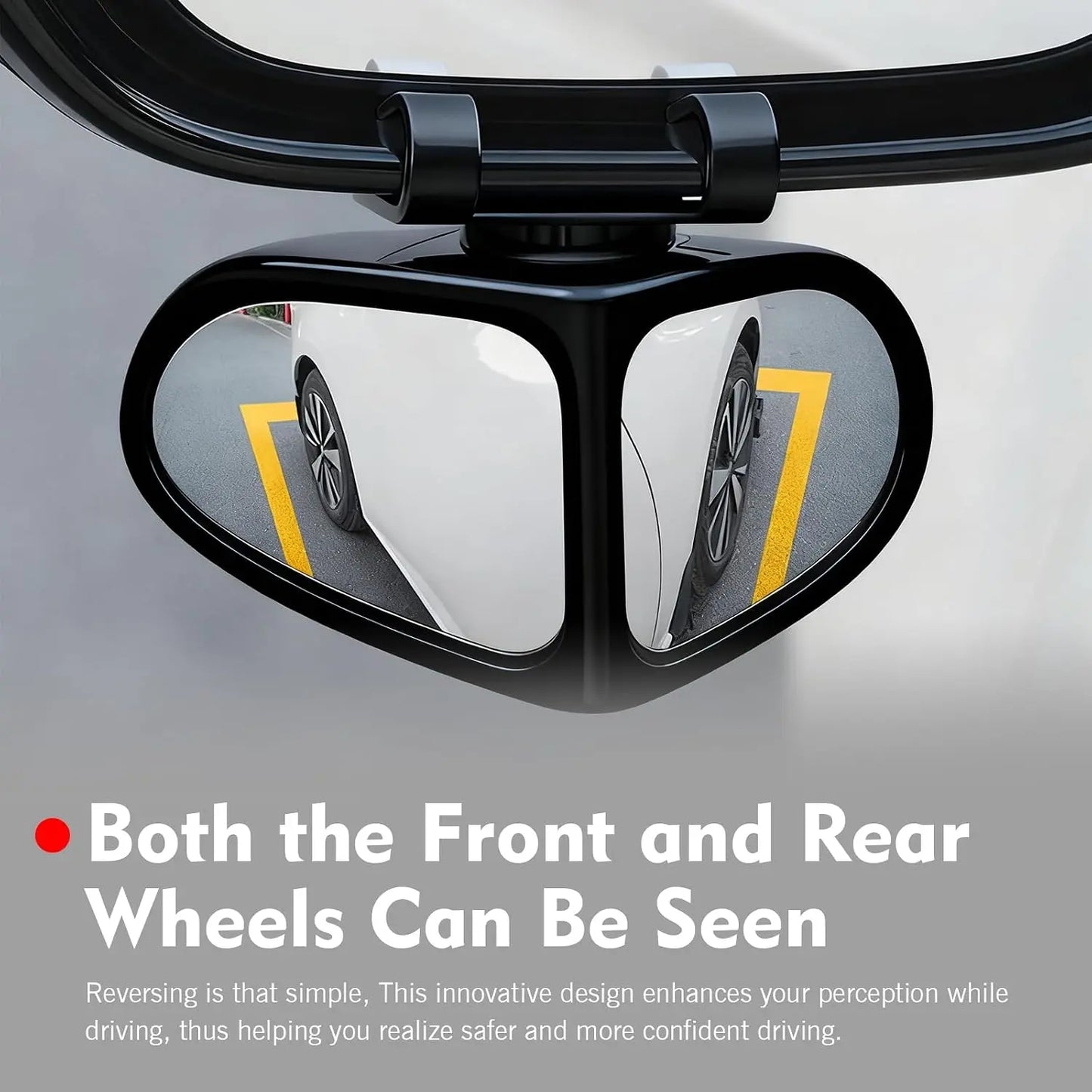 360° Dual-Angle HD Mirror