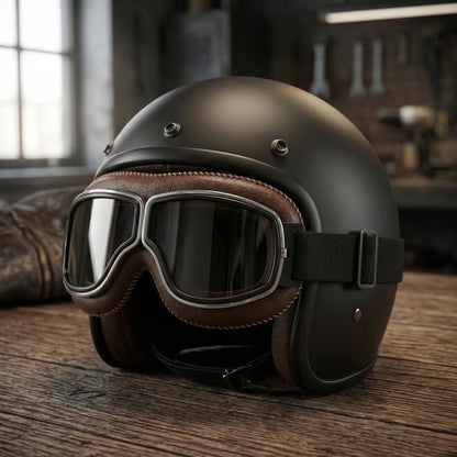 🔥 OTG Vintage Motorcycle Goggles (Fits Over Glasses)
