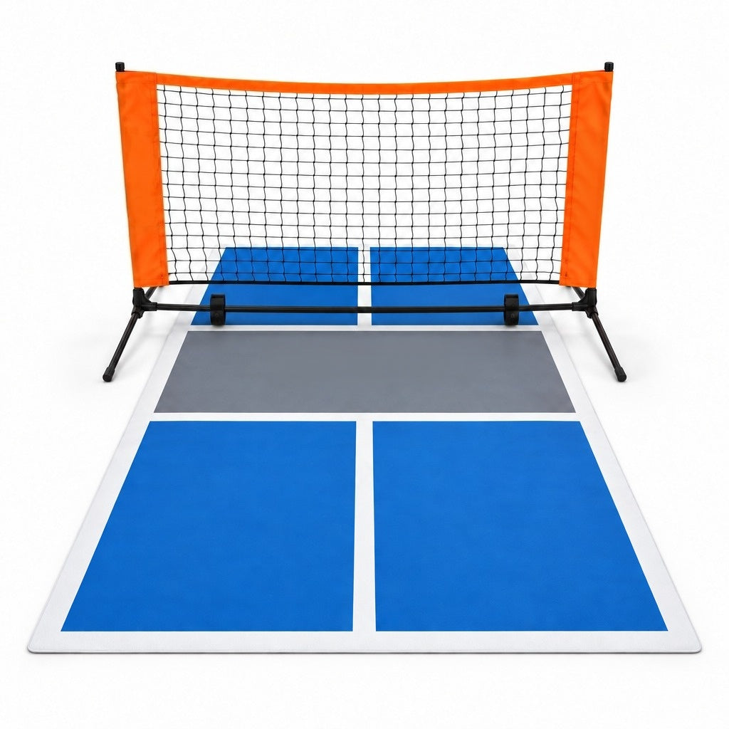 🎁Viral Favorite Restock: 60% Off This Week Only⚡️ - 🏓Portable Indoor Pickleball Court Kit | 2-Minute Setup | No Drilling | Quiet Cushioning