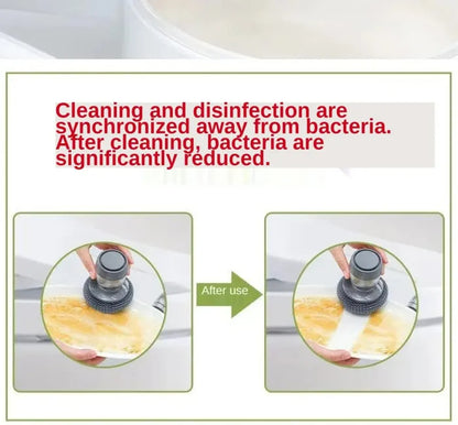 (🔥Last Day Promotion - 50% off)Automatically add liquid pot washing brush