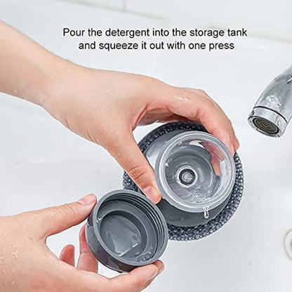 (🔥Last Day Promotion - 50% off)Automatically add liquid pot washing brush