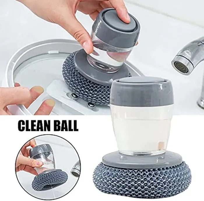 (🔥Last Day Promotion - 50% off)Automatically add liquid pot washing brush