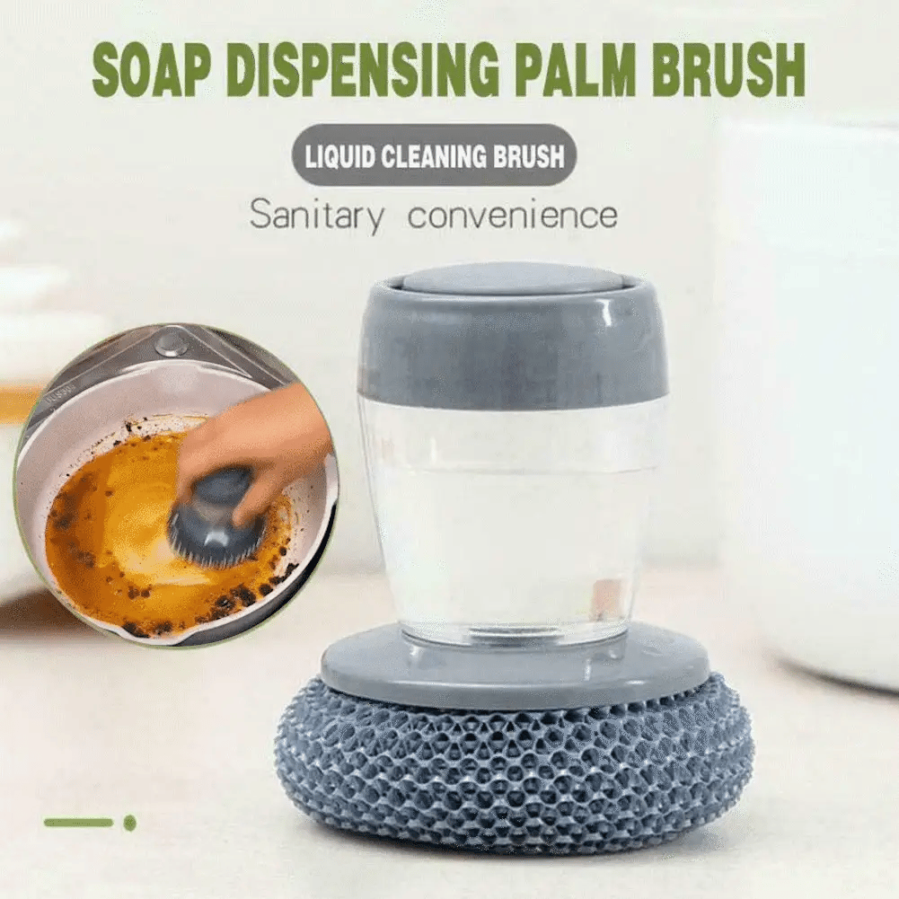 (🔥Last Day Promotion - 50% off)Automatically add liquid pot washing brush