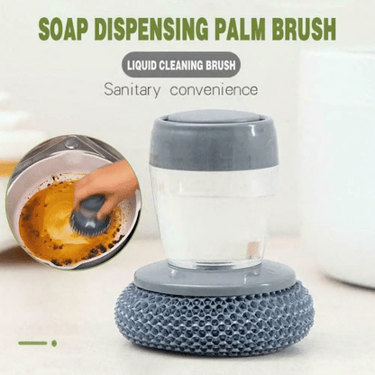 (🔥Last Day Promotion - 50% off)Automatically add liquid pot washing brush